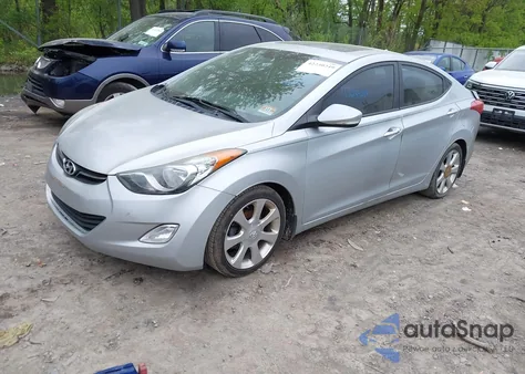 2013 Hyundai Elantra Limited from USA, damaged, VIN 5NPDH4AE7DH332991